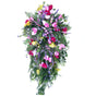 Artificial Flower Wreath Wreath with Lilacs Hyacinths Hydrangeas Spring Summer Floral Greenery Wreath E Small V1294-YM0523-220323DY02-9