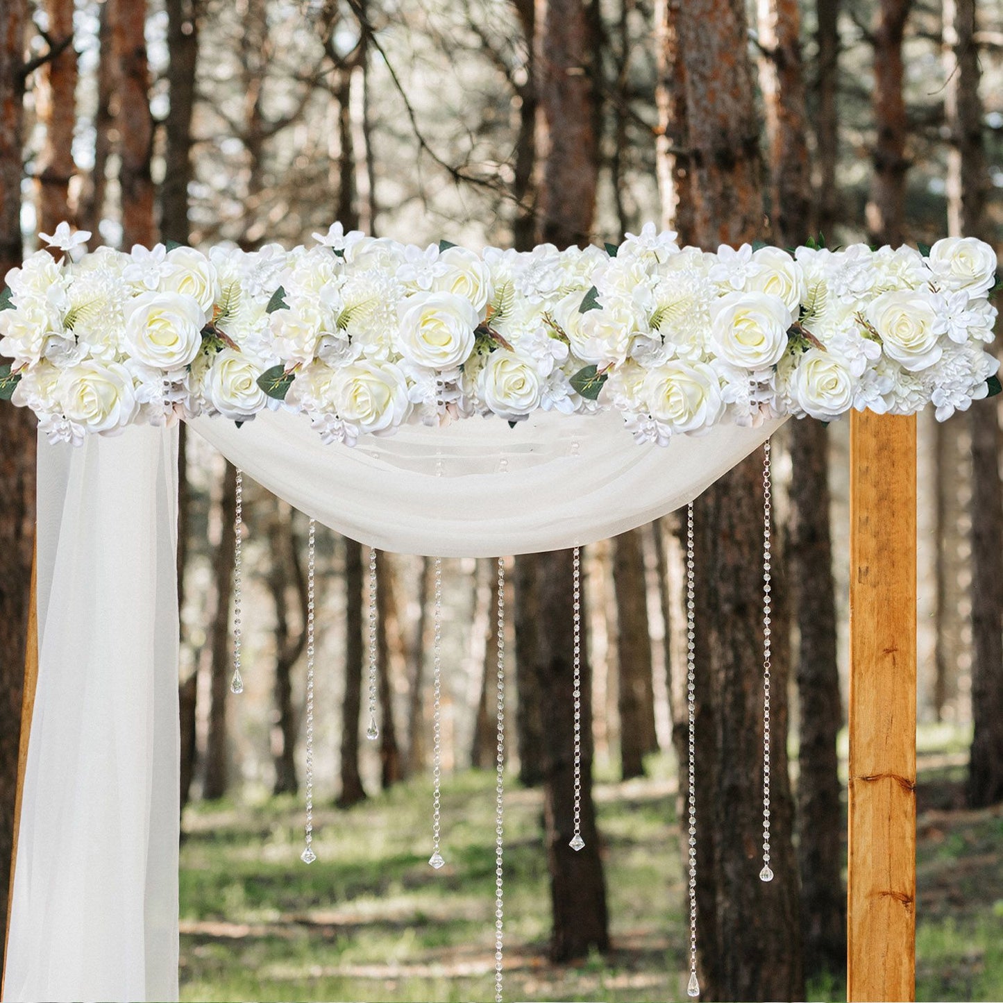 Wedding Dining Table Flower Centerpiece Floral Wedding Centerpieces for Tables Runner Artificial Flowers V1294-YM0523-220323HJ01-5