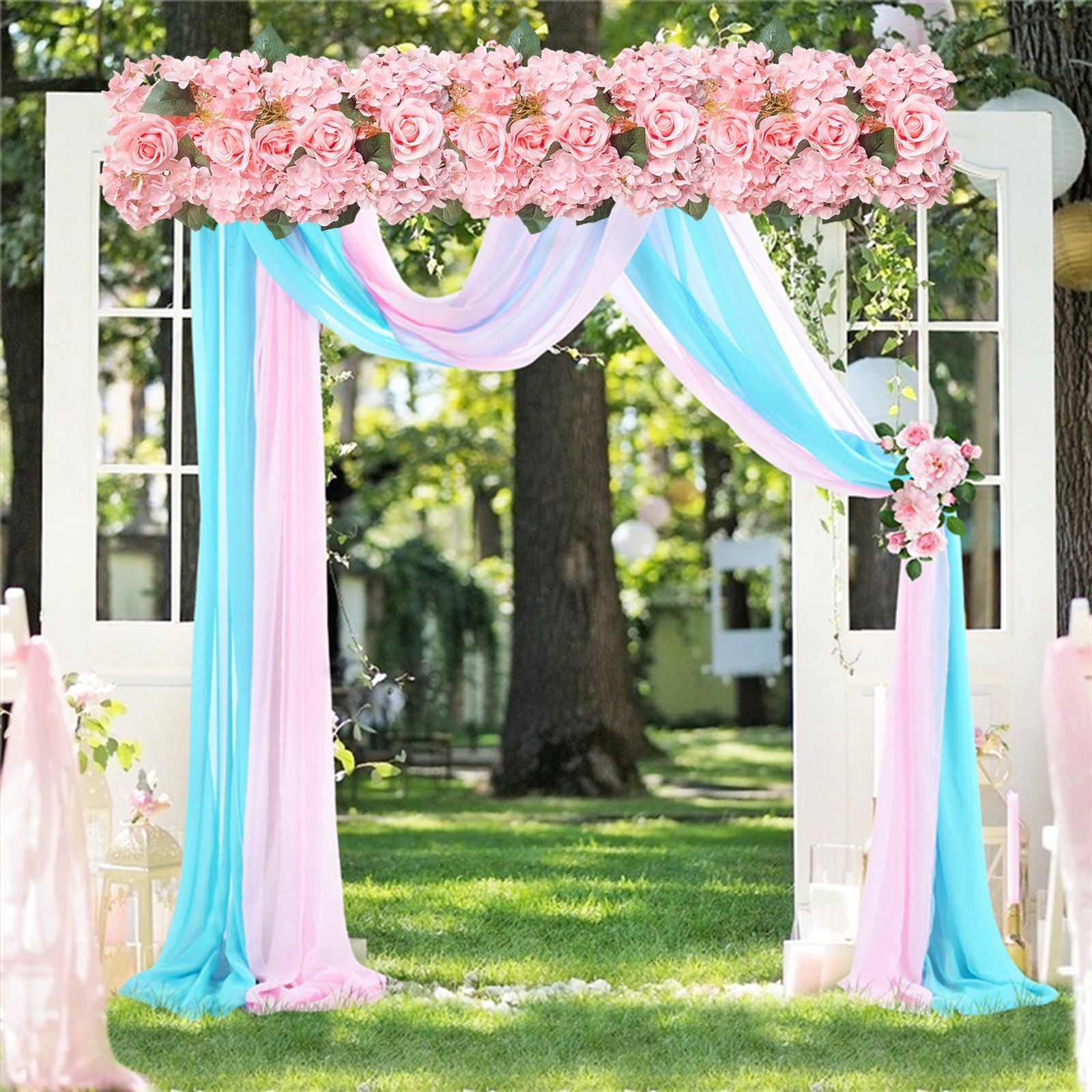 Wedding Dining Table Flower Centerpiece Floral Wedding Centerpieces for Tables Runner Artificial Flowers V1294-YM0523-220323HJ01-5