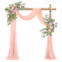 Wedding Arch Drapery Wedding Decoration Arrangement Drapery Arch Background Drapery V1294-YM0523-220329LD05-A