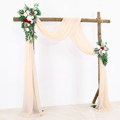 Wedding Arch Drapery Wedding Decoration Arrangement Drapery Arch Background Drapery V1294-YM0523-220329LD05-A