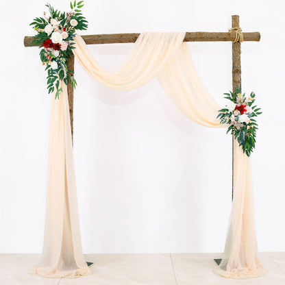 Wedding Arch Drapery Wedding Decoration Arrangement Drapery Arch Background Drapery V1294-YM0523-220329LD05-A
