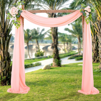 Wedding Arch Drapery Wedding Decoration Arrangement Drapery Arch Background Drapery V1294-YM0523-220329LD05-A