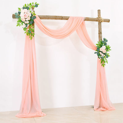 Wedding Arch Drapery Wedding Decoration Arrangement Drapery Arch Background Drapery V1294-YM0523-220329LD05-A