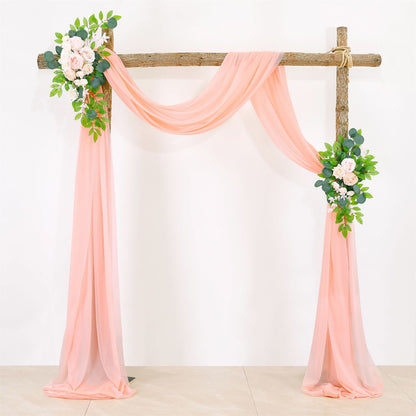 Wedding Arch Drapery Wedding Decoration Arrangement Drapery Arch Background Drapery V1294-YM0523-220329LD05-A