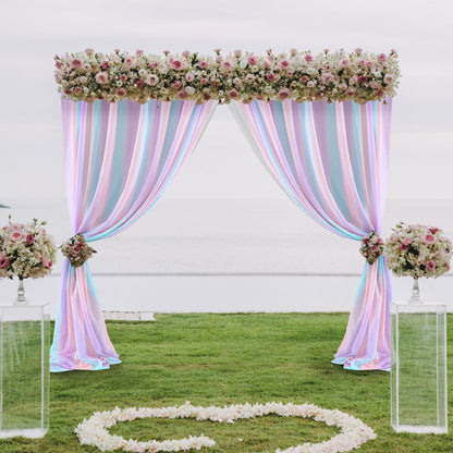 Wedding Arch Draping Fabric Background Decorative Wedding Curtain Wedding Party Props V1294-YM0523-220330LD02-9