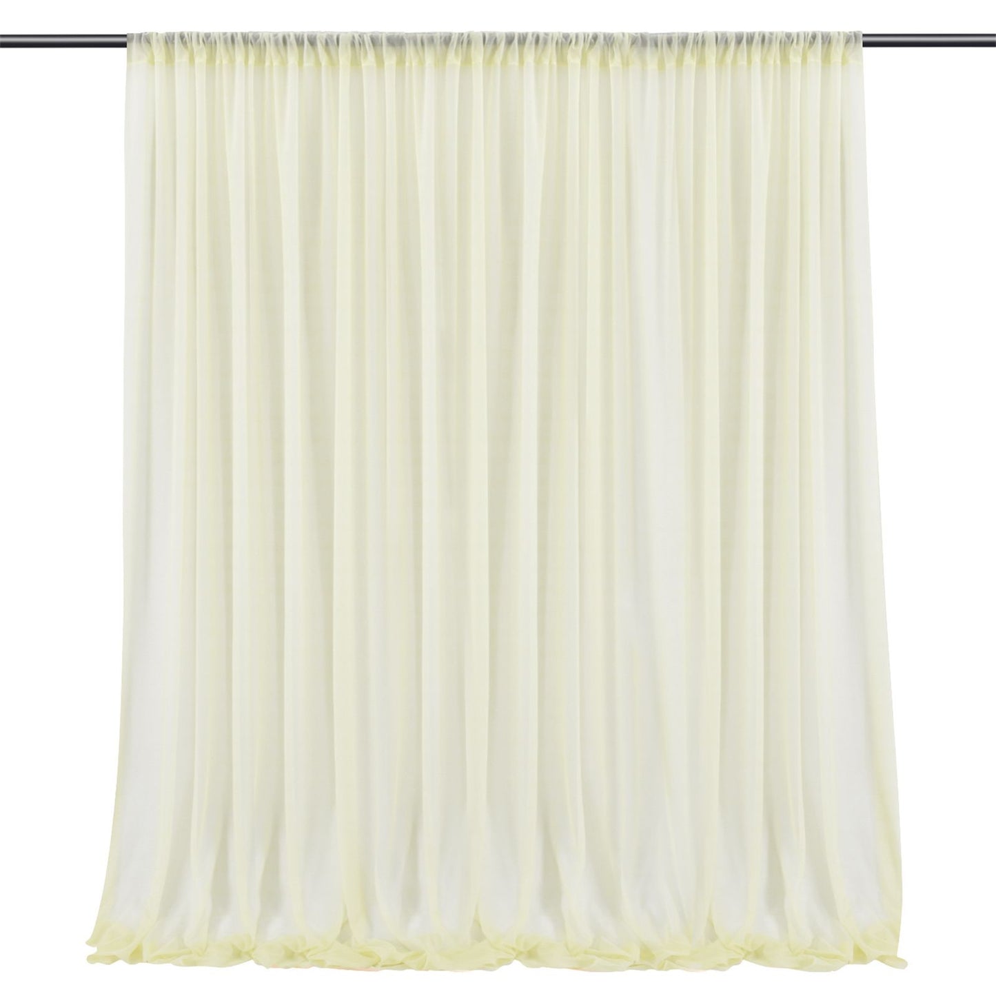 Backdrop Curtain Beige 1.5x2.5m Yarn Durable Backdrop Drape for Wedding Party Photo V1294-YM0523-220330LD04-7
