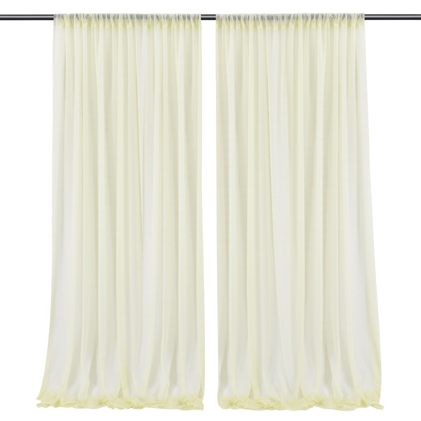 Backdrop Curtain Beige 1.5x2.5m Yarn Durable Backdrop Drape for Wedding Party Photo V1294-YM0523-220330LD04-7