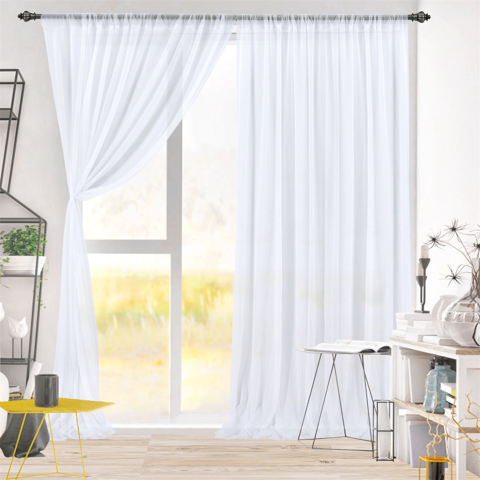 Backdrop Curtain Beige 1.5x2.5m Yarn Durable Backdrop Drape for Wedding Party Photo V1294-YM0523-220330LD04-7