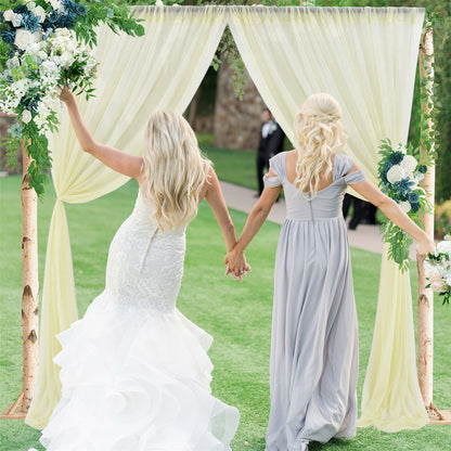 Backdrop Curtain Beige 1.5x2.5m Yarn Durable Backdrop Drape for Wedding Party Photo V1294-YM0523-220330LD04-7