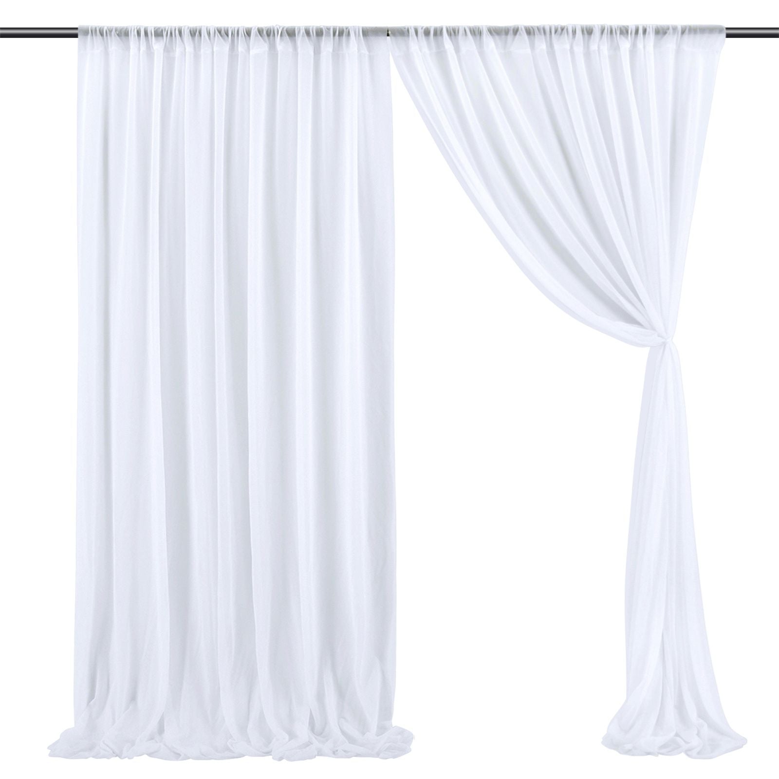Backdrop Curtain Beige 1.5x2.5m Yarn Durable Backdrop Drape for Wedding Party Photo V1294-YM0523-220330LD04-7