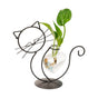 Simple Cat Iron Flower Ware Hydroponic Flower Arrangement Vase V1294-YM0523-220331WD01-1