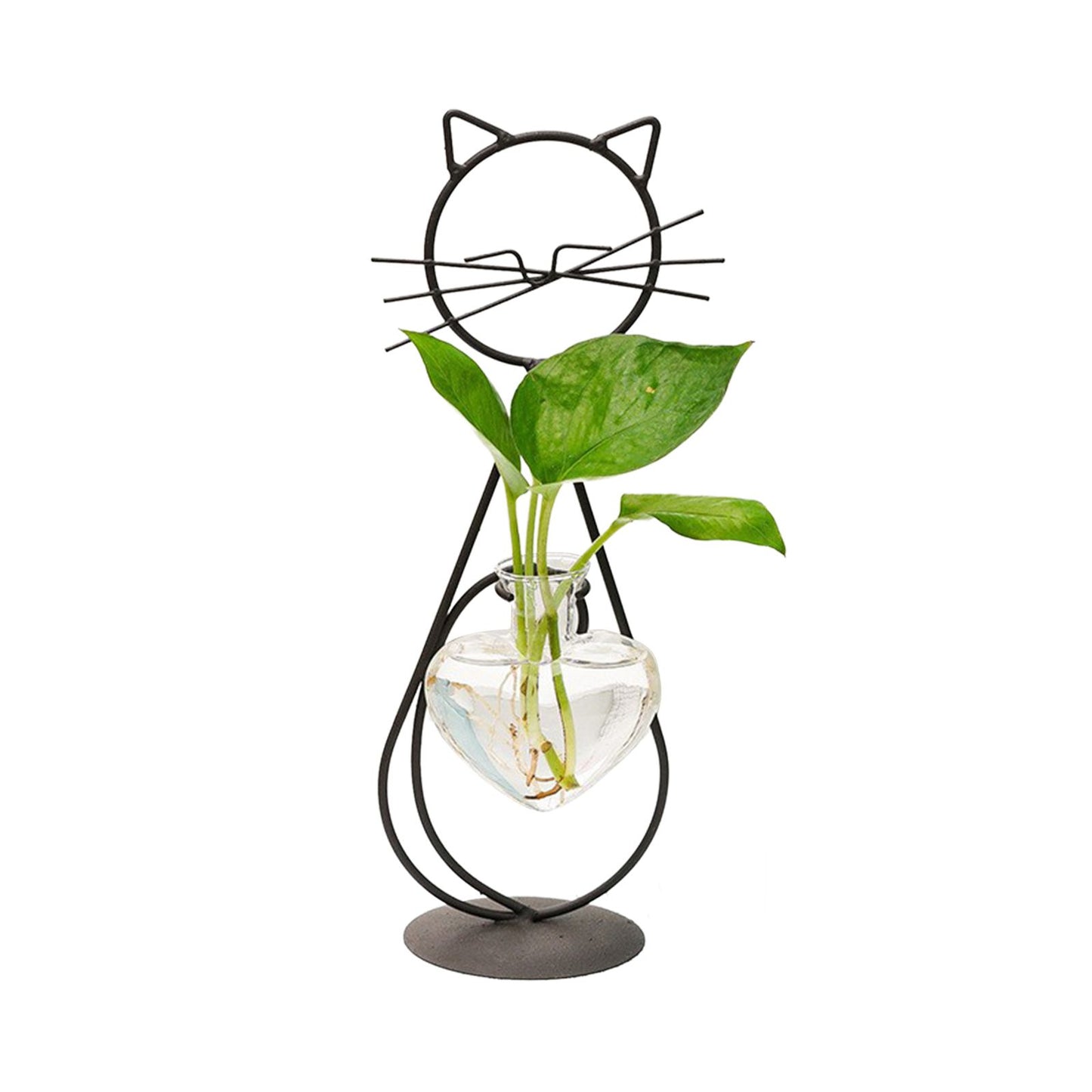 Simple Cat Iron Flower Ware Hydroponic Flower Arrangement Vase V1294-YM0523-220331WD01-2