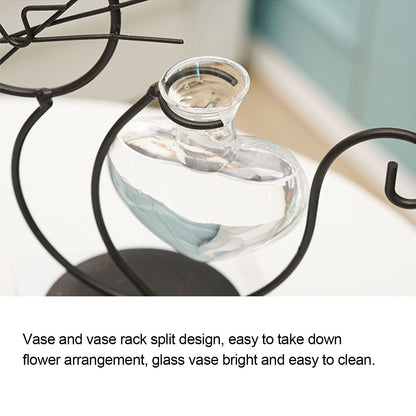 Simple Cat Iron Flower Ware Hydroponic Flower Arrangement Vase V1294-YM0523-220331WD01-2