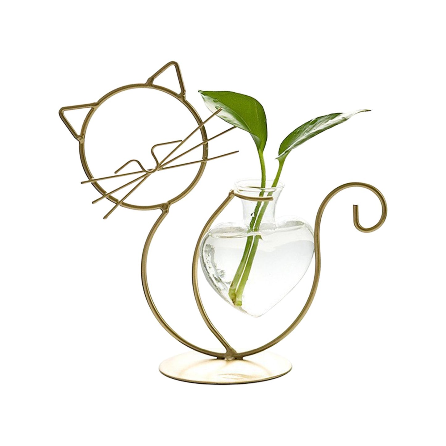 Simple Cat Iron Flower Ware Hydroponic Flower Arrangement Vase V1294-YM0523-220331WD01-3