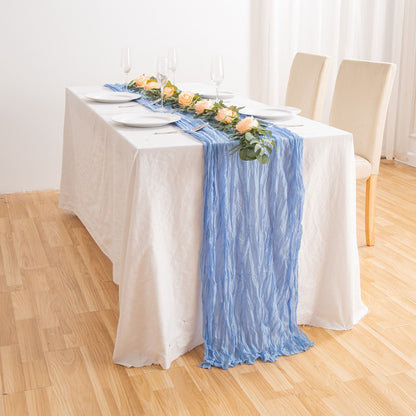Pleated Cheese Cloth Table Flag Foldable Table Runner for Dining Table V1294-YM0523-220401YF14-5