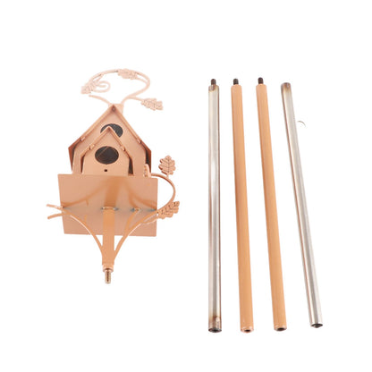 Birdhouse Garden Stakes Abstract And Traditional Style Birdhouse Garden Stakes V1294-YM0523-220404ZH03-4