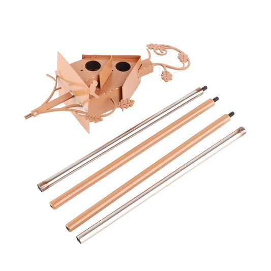 Birdhouse Garden Stakes Abstract And Traditional Style Birdhouse Garden Stakes V1294-YM0523-220404ZH03-4