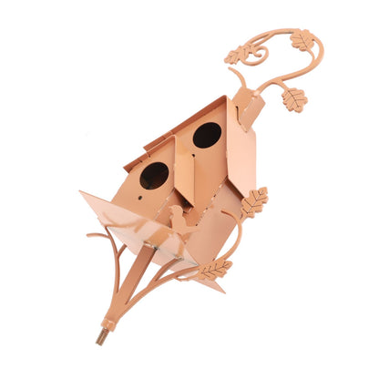 Birdhouse Garden Stakes Abstract And Traditional Style Birdhouse Garden Stakes V1294-YM0523-220404ZH03-4
