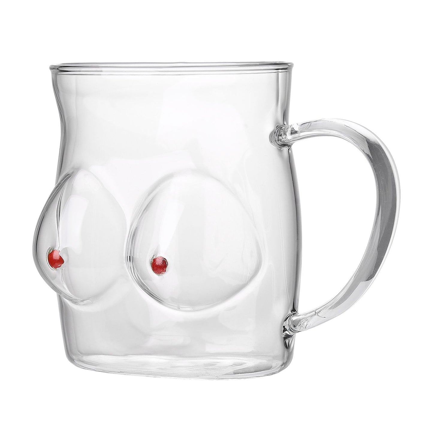 Glass Coffee Mug 480ml Large Capacity Glass Household Milk Juice Breakfast Cup with Handle V1294-YM0523-220406TW05