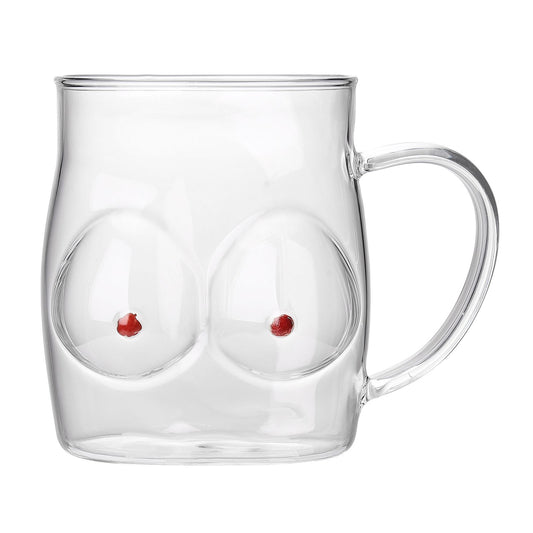 Glass Coffee Mug 480ml Large Capacity Glass Household Milk Juice Breakfast Cup with Handle V1294-YM0523-220406TW05