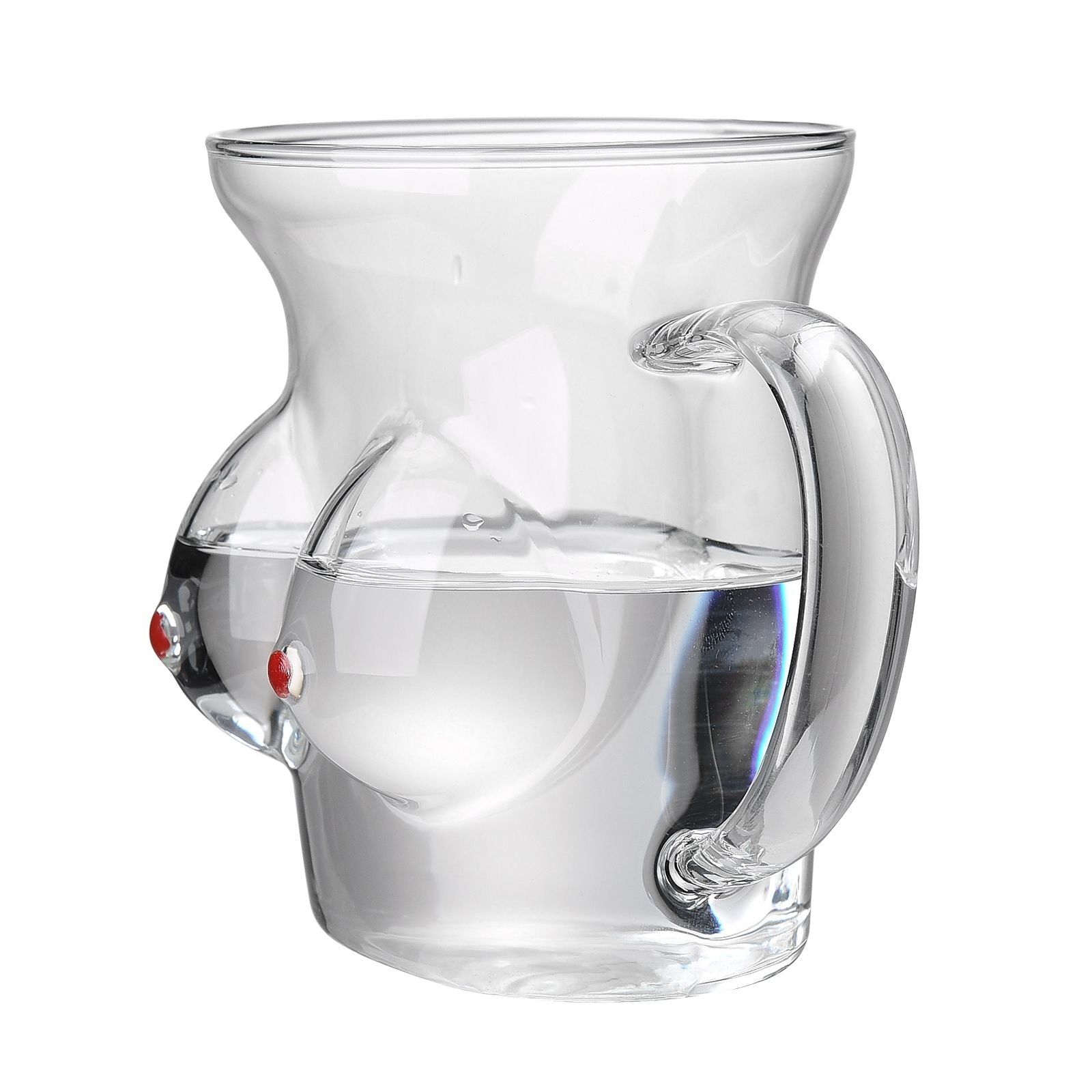 Glass Coffee Mug 480ml Large Capacity Glass Household Milk Juice Breakfast Cup with Handle V1294-YM0523-220406TW05