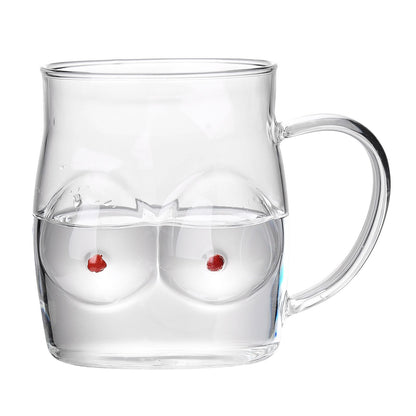 Glass Coffee Mug 480ml Large Capacity Glass Household Milk Juice Breakfast Cup with Handle V1294-YM0523-220406TW05