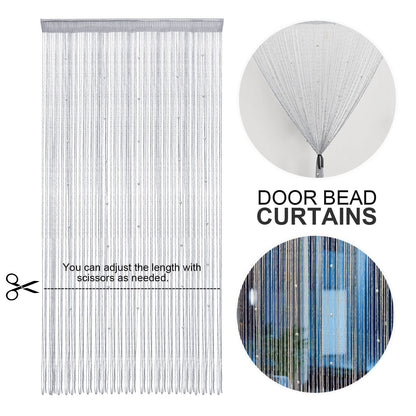Door Bead Curtain Room Divide Beaded Door String Curtain 1x2m Home Decoration V1294-YM0523-220413TW02-1
