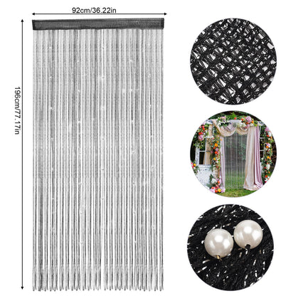 Door Bead Curtain Room Divide Beaded Door String Curtain 1x2m Home Decoration V1294-YM0523-220413TW02-1