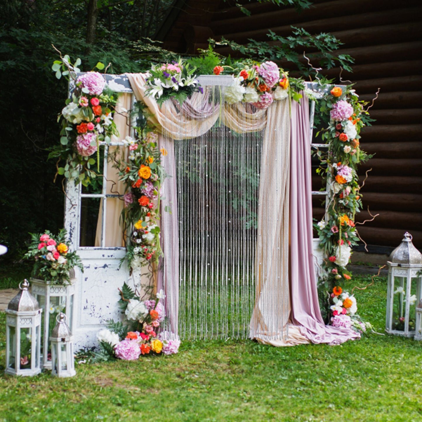 Door Bead Curtain Room Divide Beaded Door String Curtain 1x2m Home Decoration V1294-YM0523-220413TW02-1