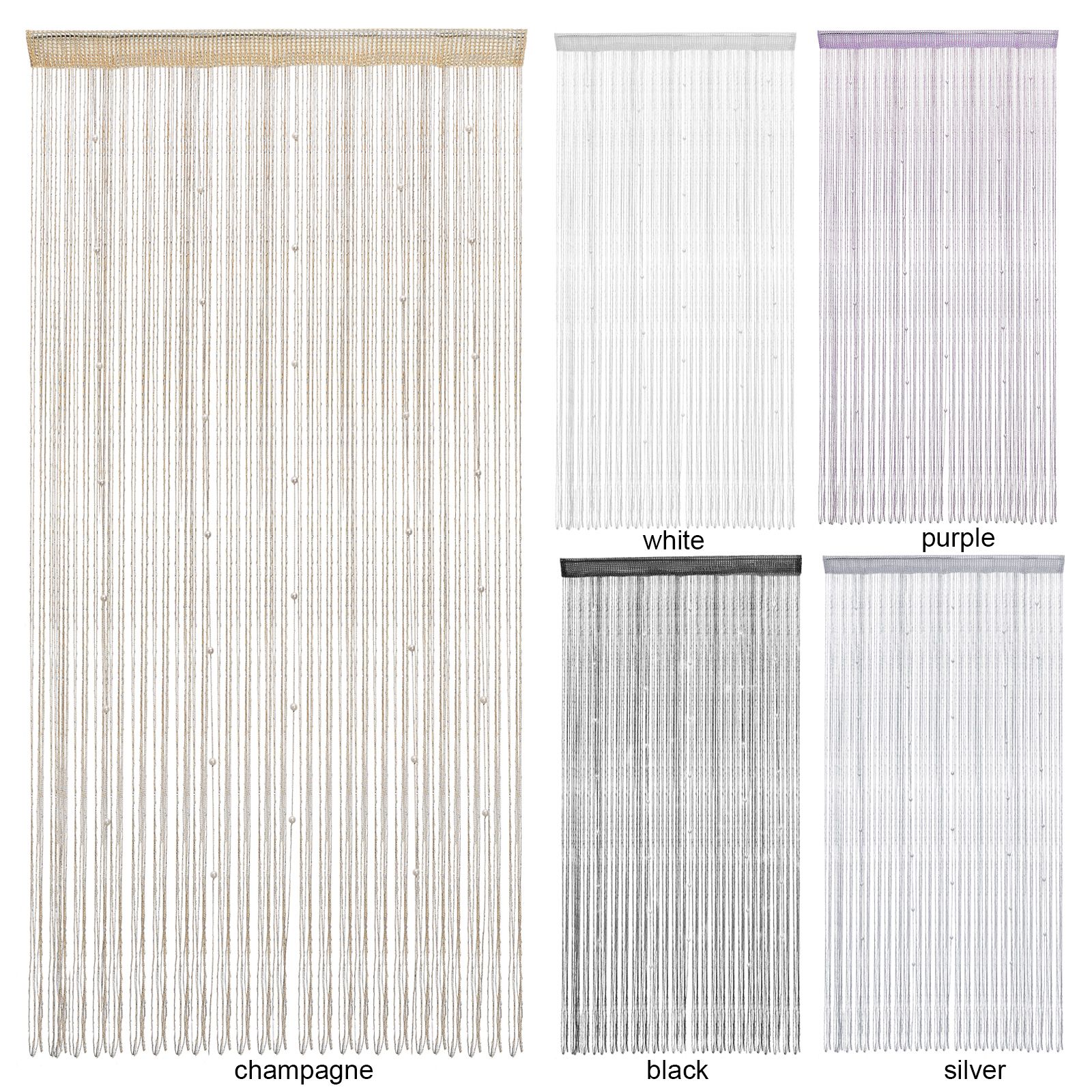 Door Bead Curtain Room Divide Beaded Door String Curtain 1x2m Home Decoration V1294-YM0523-220413TW02-1