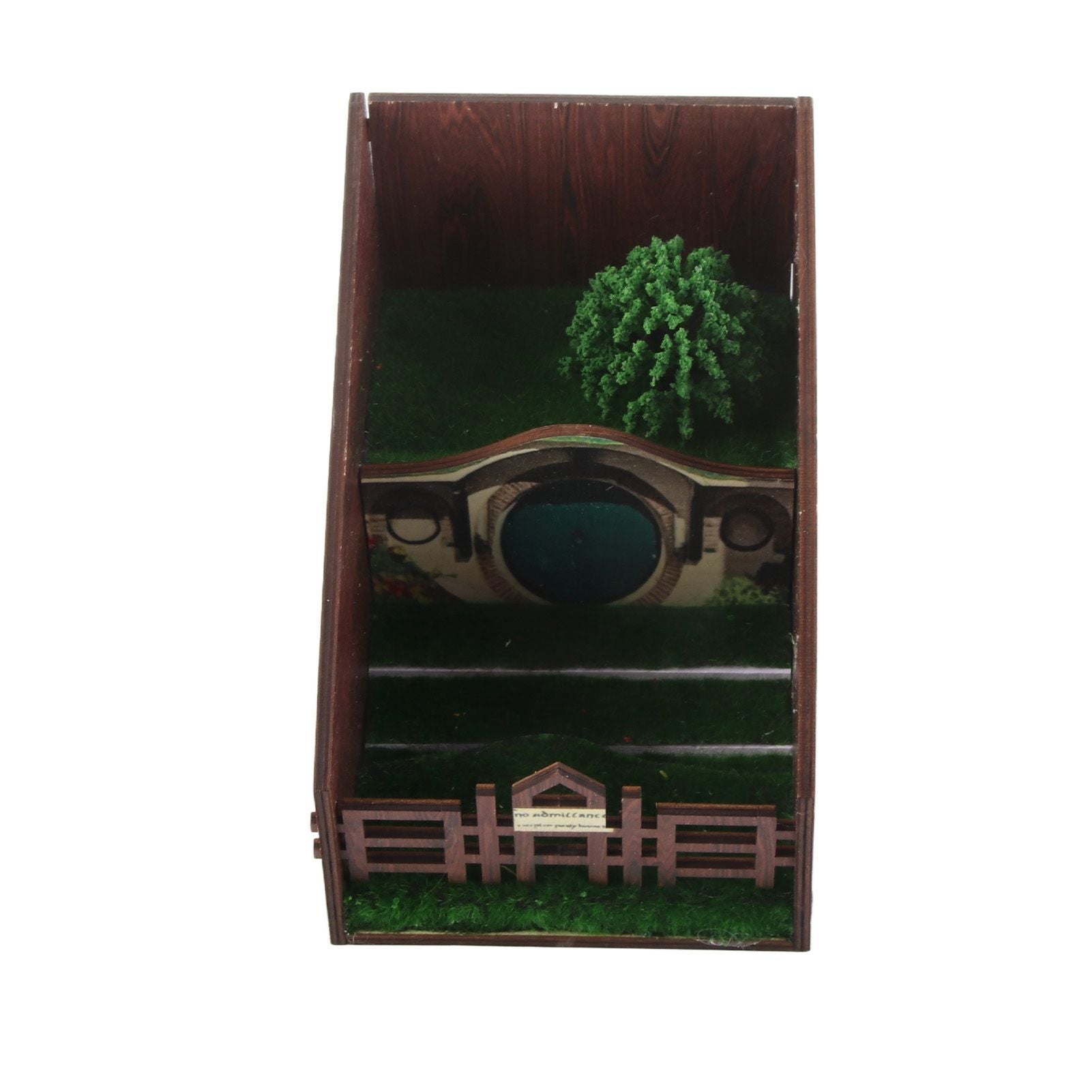 Bookshelf Insert Decoration Wood Miniature Gnome Cave Garden Bookshelf Insert Gift for Movie Fan V1294-YM0523-220414ZH02