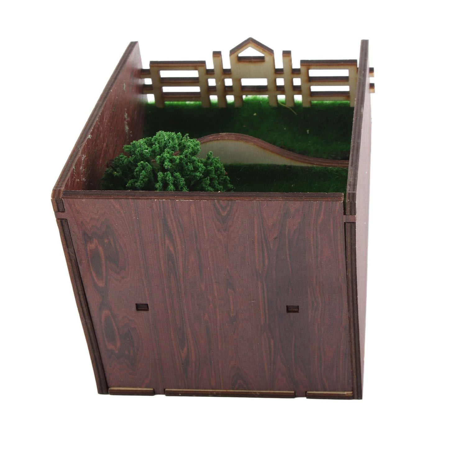 Bookshelf Insert Decoration Wood Miniature Gnome Cave Garden Bookshelf Insert Gift for Movie Fan V1294-YM0523-220414ZH02