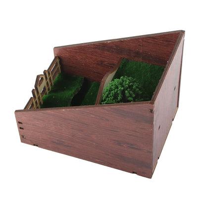 Bookshelf Insert Decoration Wood Miniature Gnome Cave Garden Bookshelf Insert Gift for Movie Fan V1294-YM0523-220414ZH02