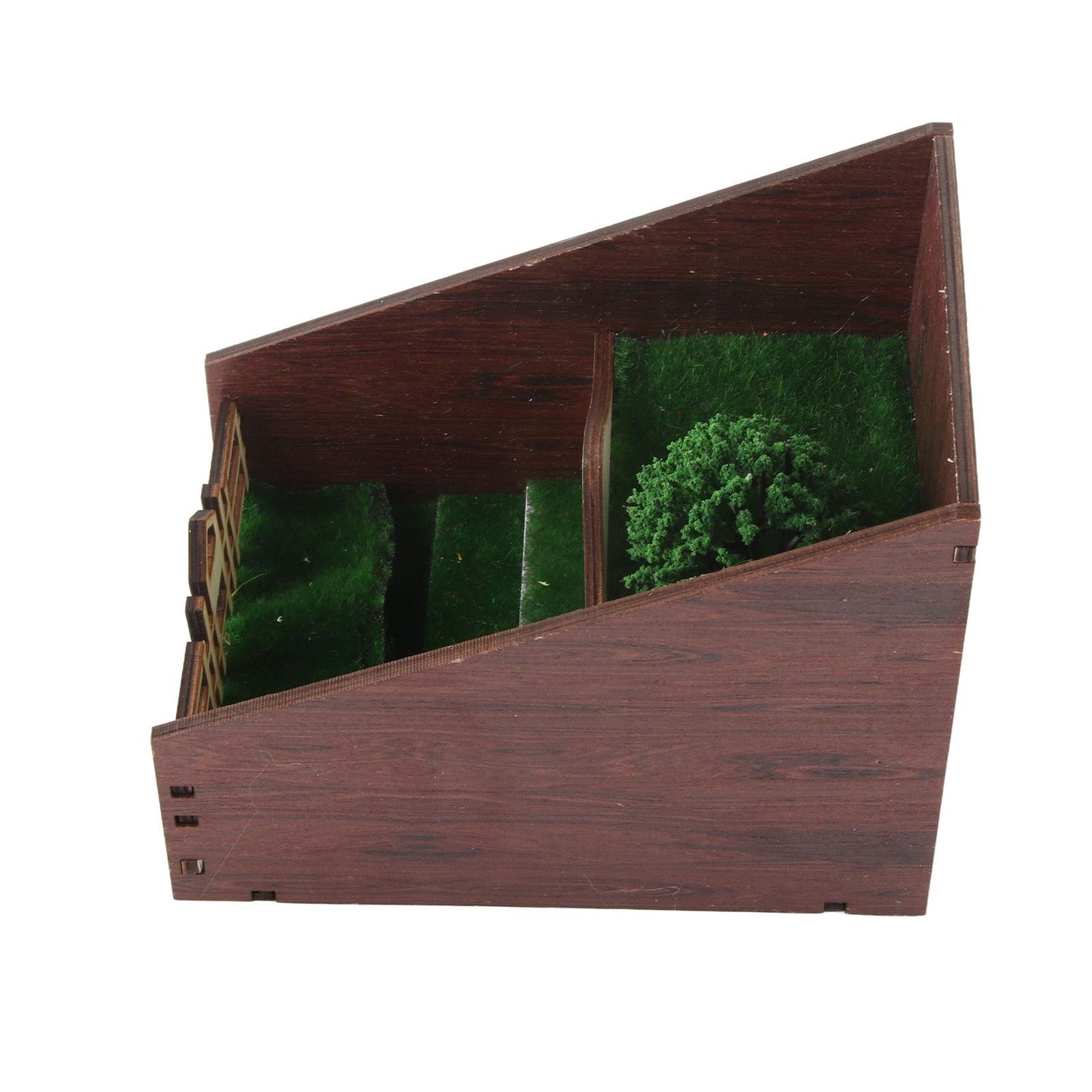 Bookshelf Insert Decoration Wood Miniature Gnome Cave Garden Bookshelf Insert Gift for Movie Fan V1294-YM0523-220414ZH02