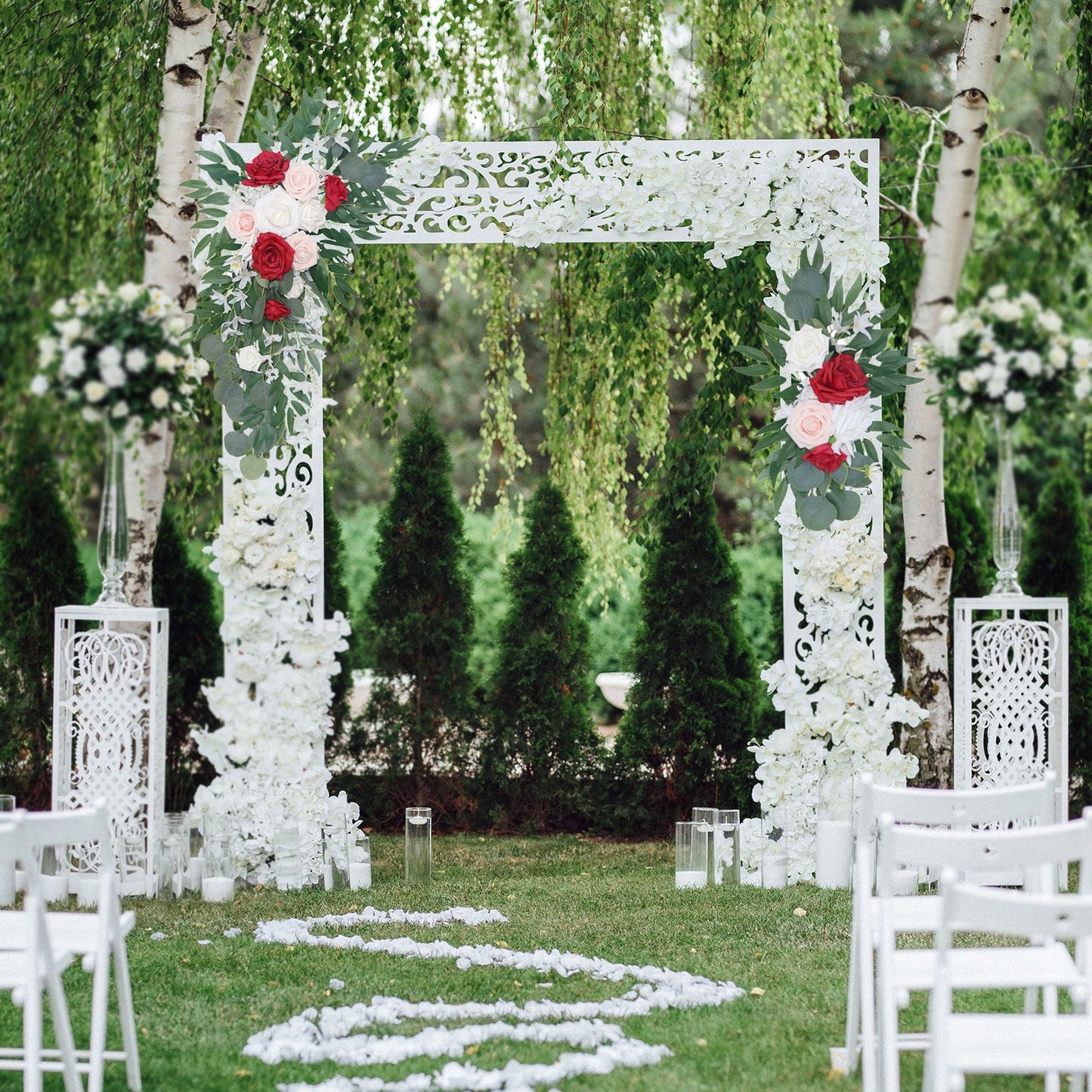 Wedding Arch Flower Gate For Outdoor Wedding V1294-YM0523-220419LW01