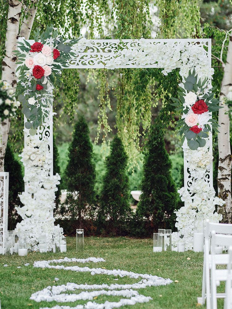Wedding Arch Flower Gate For Outdoor Wedding V1294-YM0523-220419LW01