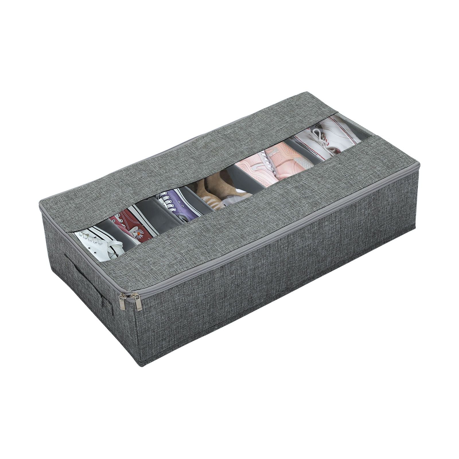 Washable Cotton Linen Six Grid Shoe Box V1294-YM0523-220420CY34