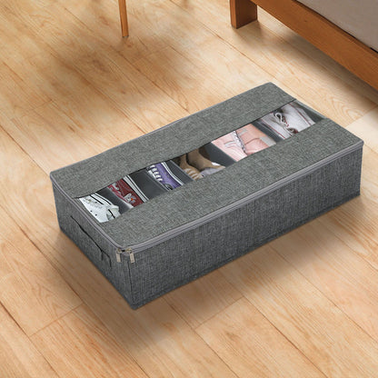 Washable Cotton Linen Six Grid Shoe Box V1294-YM0523-220420CY34