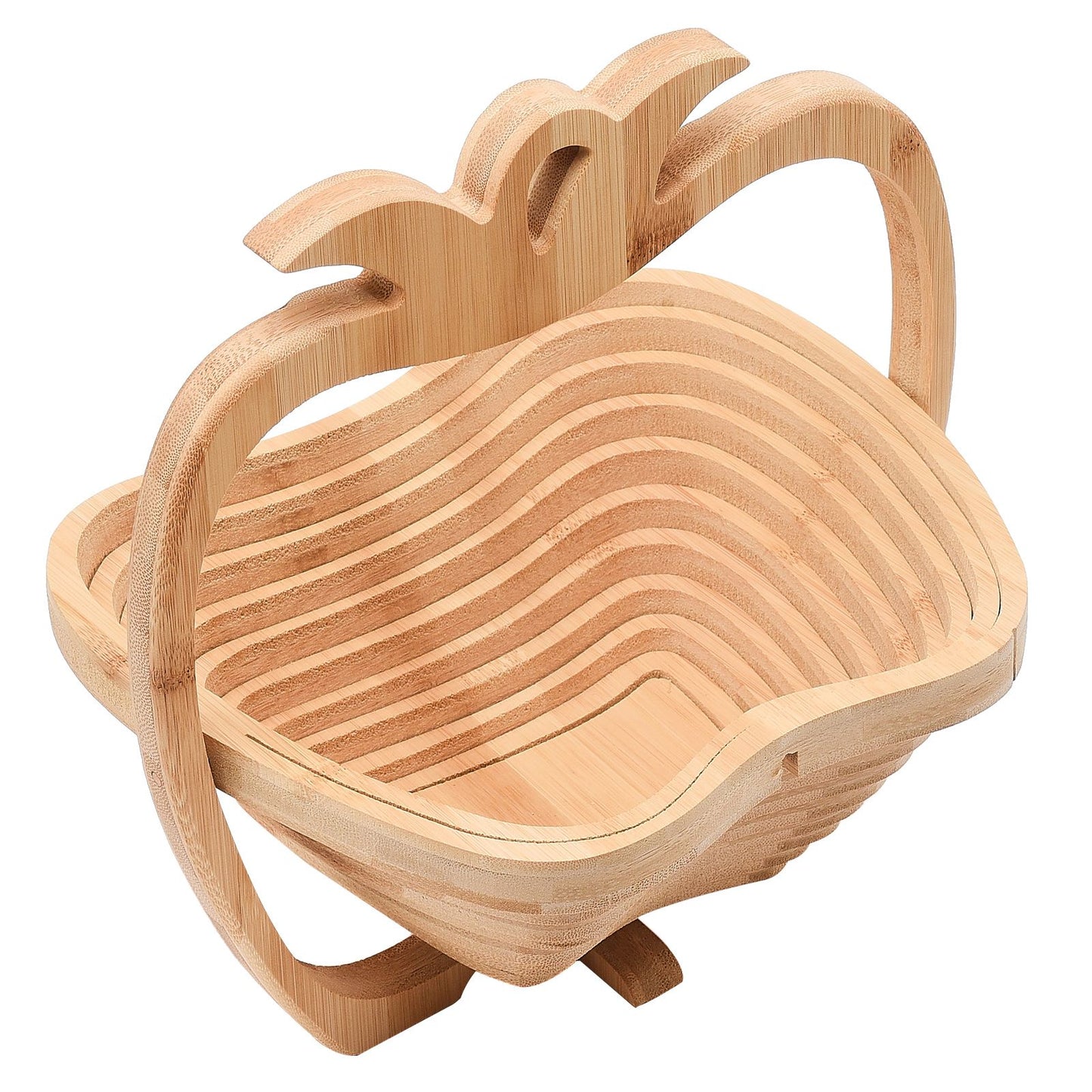 Bamboo Folding Fruit Basket V1294-YM0523-220420CY35-1