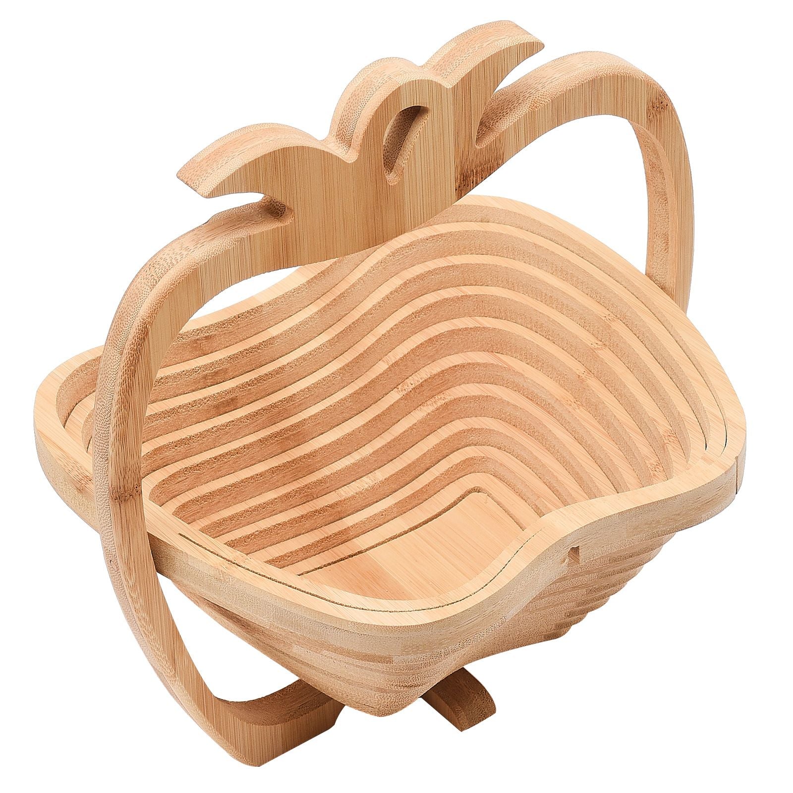 Bamboo Folding Fruit Basket V1294-YM0523-220420CY35-1