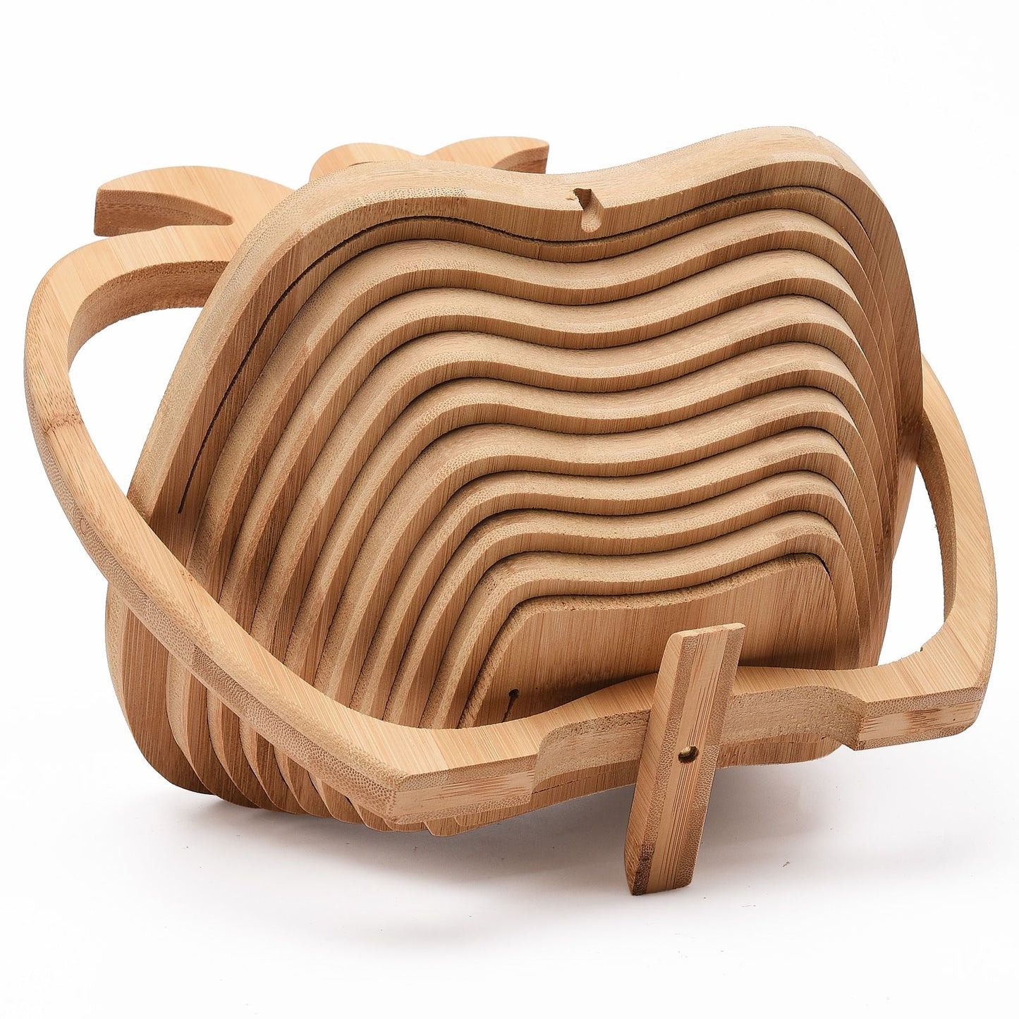 Bamboo Folding Fruit Basket V1294-YM0523-220420CY35-1