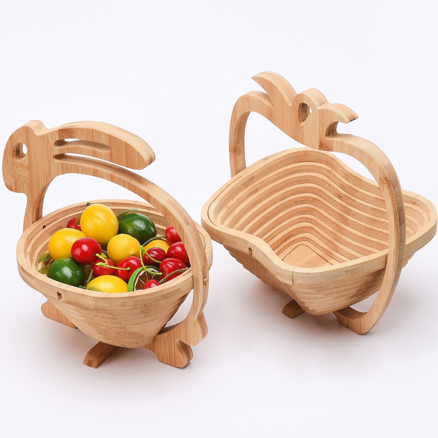 Bamboo Folding Fruit Basket V1294-YM0523-220420CY35-1