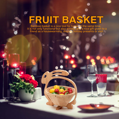 Bamboo Folding Fruit Basket V1294-YM0523-220420CY35-1