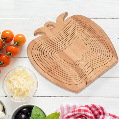 Bamboo Folding Fruit Basket V1294-YM0523-220420CY35-1