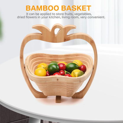 Bamboo Folding Fruit Basket V1294-YM0523-220420CY35-1