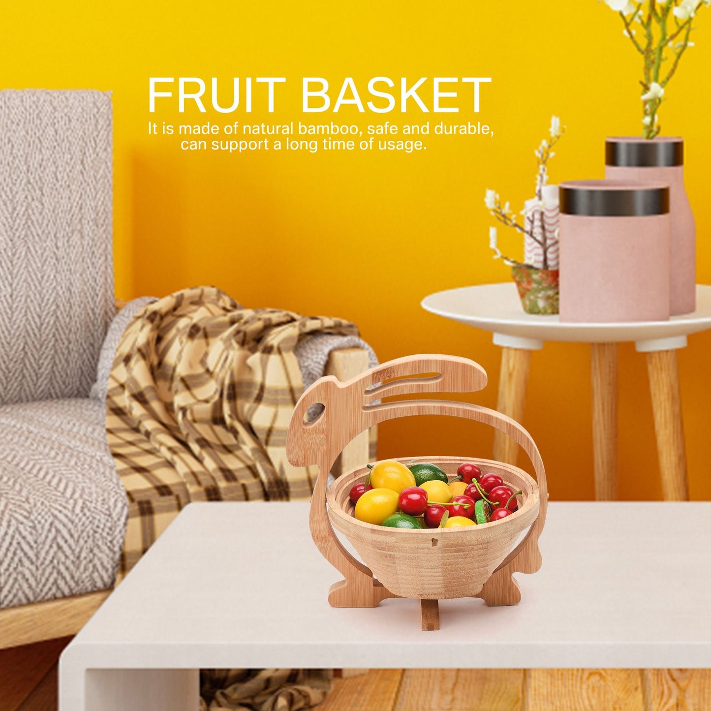 Bamboo Folding Fruit Basket V1294-YM0523-220420CY35-1