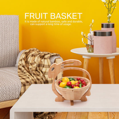 Bamboo Folding Fruit Basket V1294-YM0523-220420CY35-1