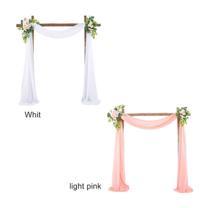Wedding Decoration Arrangement Veil Arch Veil Background Veil Wedding Arch Drapery V1294-YM0523-220422LD02-1