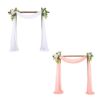 Wedding Decoration Arrangement Veil Arch Veil Background Veil Wedding Arch Drapery V1294-YM0523-220422LD02-1